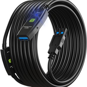 Cavo USB 3.0 Attivo Prolunga USB-A con 2 Amplificatori di Segnale 10m TECHLY