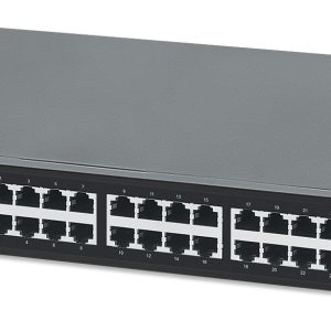 Switch PoE+ Gigabit Ethernet a 24 porte con Quattro Uplink SFP+ 10G INTELLINET