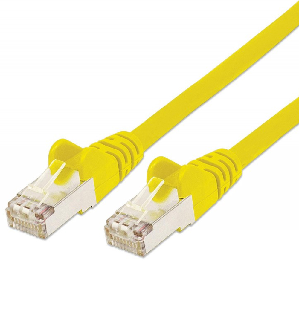 Cavo di rete Patch in rame Cat. 6 Giallo SFTP LSZH 10m INTELLINET