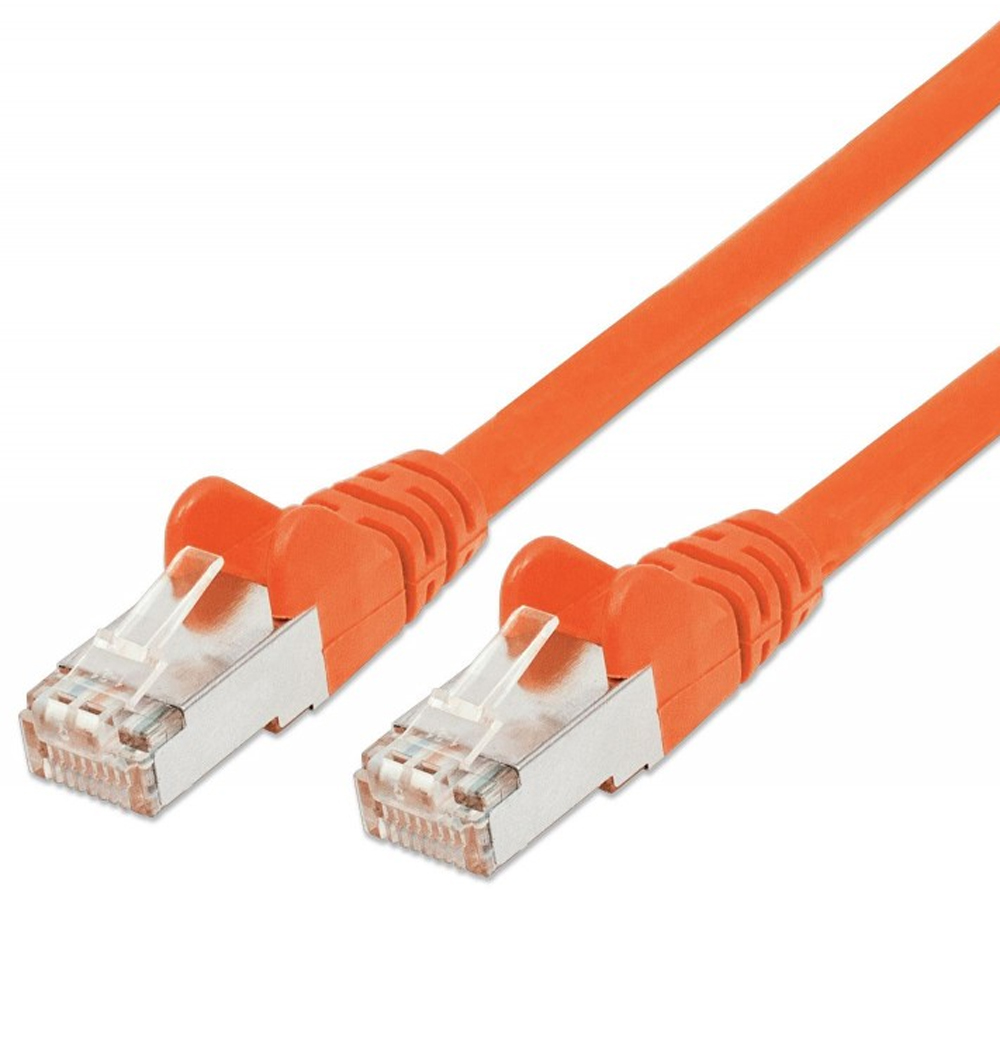 Cavo di rete Patch in rame Cat. 6 Arancione SFTP LSZH 0,5m INTELLINET