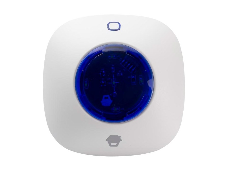 Sirena con Lampeggiante Wireless da Interni per Antifurto WS-105 CHUANGO