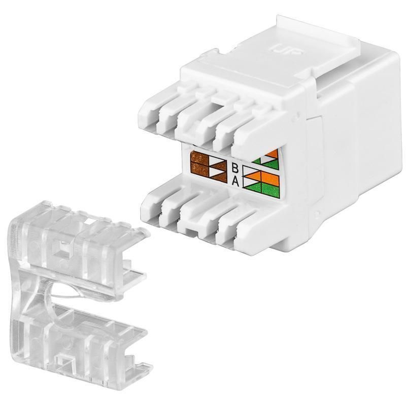 Frutto Keystone RJ45 C5E LSA UTP Bianco INTELLINET