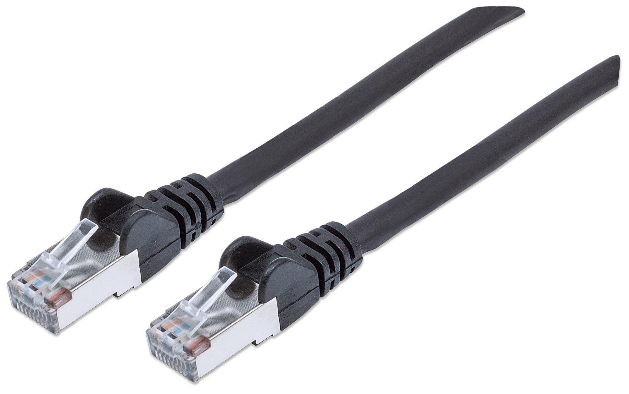 Cavo di rete Patch in rame Cat. 6A Nero SFTP 0,5 m INTELLINET