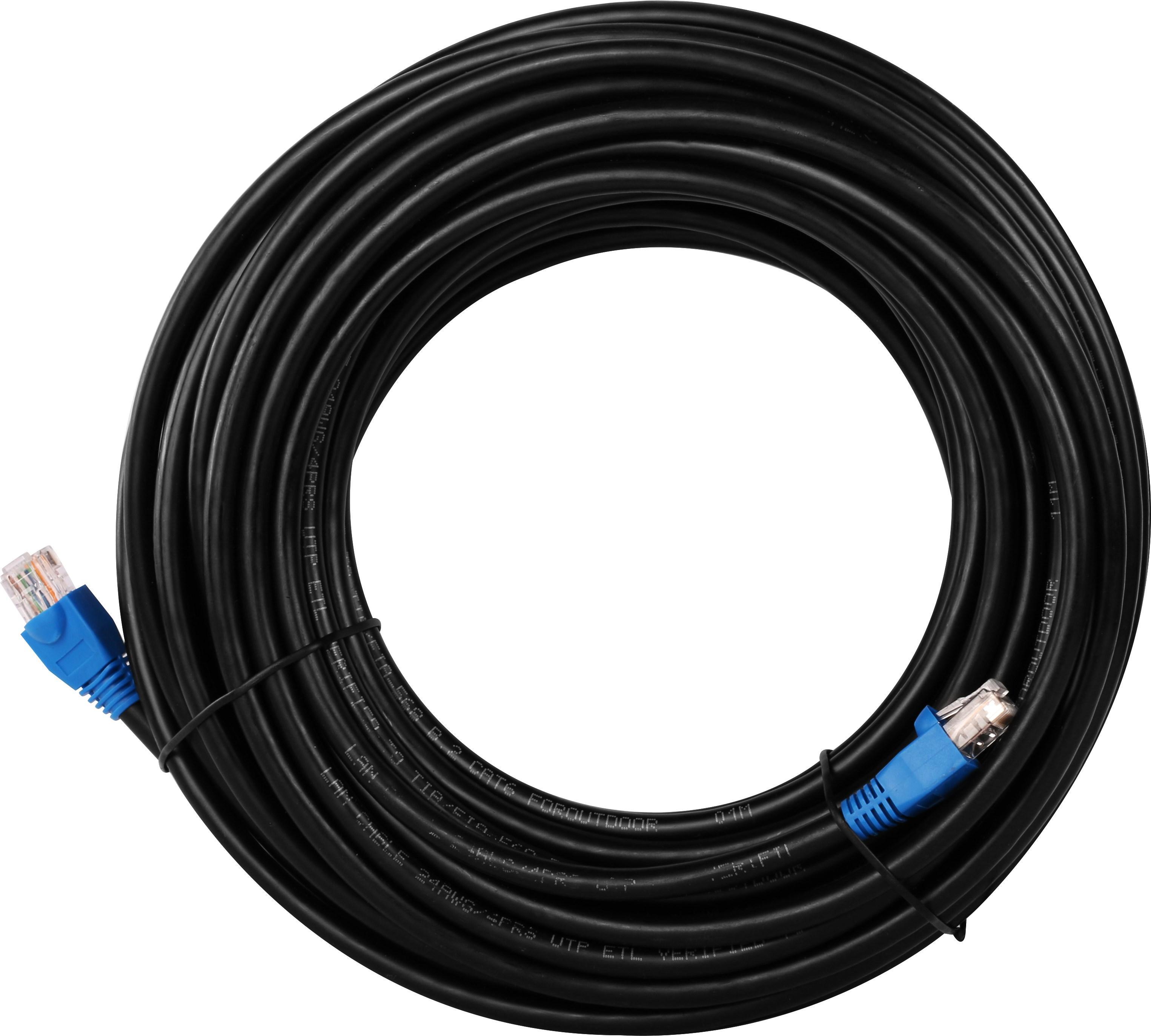 Matassa U/UTP Cavo Patch Cat.6 CCA 30m da Esterno Nero/Blu INTELLINET