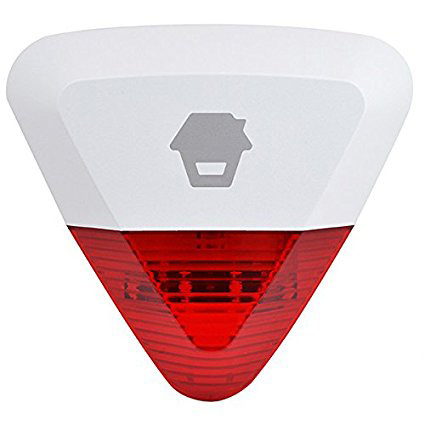 Sirena Wireless da Esterno IP54 con Lampeggiante LED WS-280, per Antifurto CHUANGO