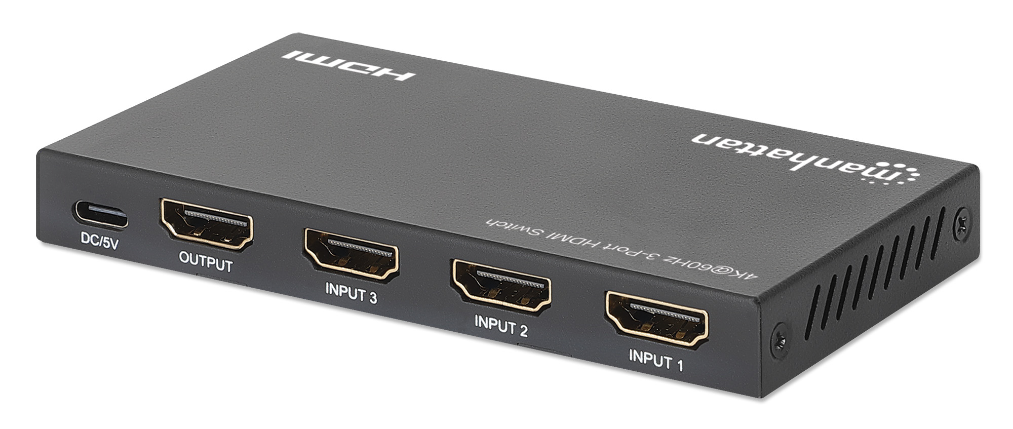 Switch HDMI 4k60Hz 3-Port MANHATTAN