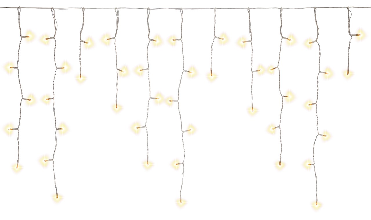 Catena Luminosa LED Cascata 400 Luci Bianco Caldo con Timer IP44 GOOBAY - immagine 3