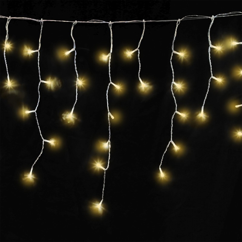 Koboko 4 Catene Luminose LED Bianco Caldo – 3 Metri, 20 LED Cadauna, A Batteria (AA), Per Interni/Esterni, Decorazione Feste E Giardino