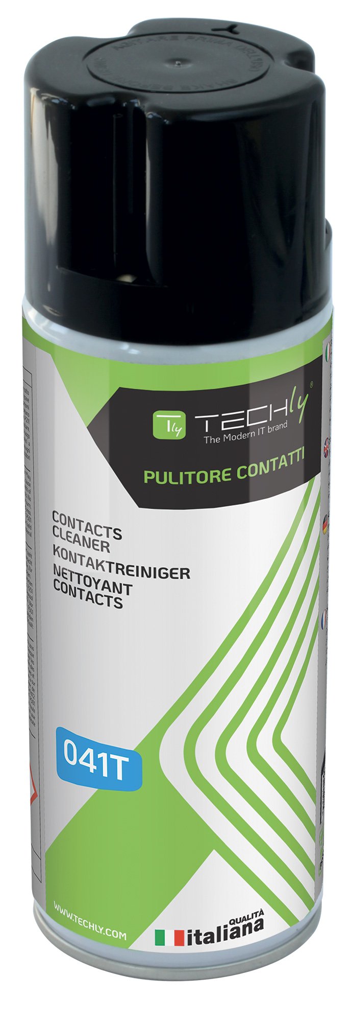 Spray di Pulizia 400ml per contatti Elettrici ed Elettronici TECHLY