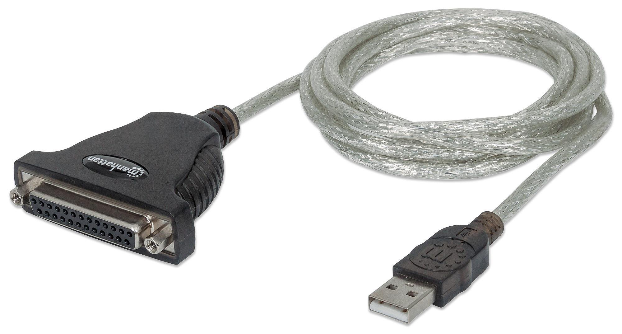 "USB to DB25 Printer Converter" MANHATTAN