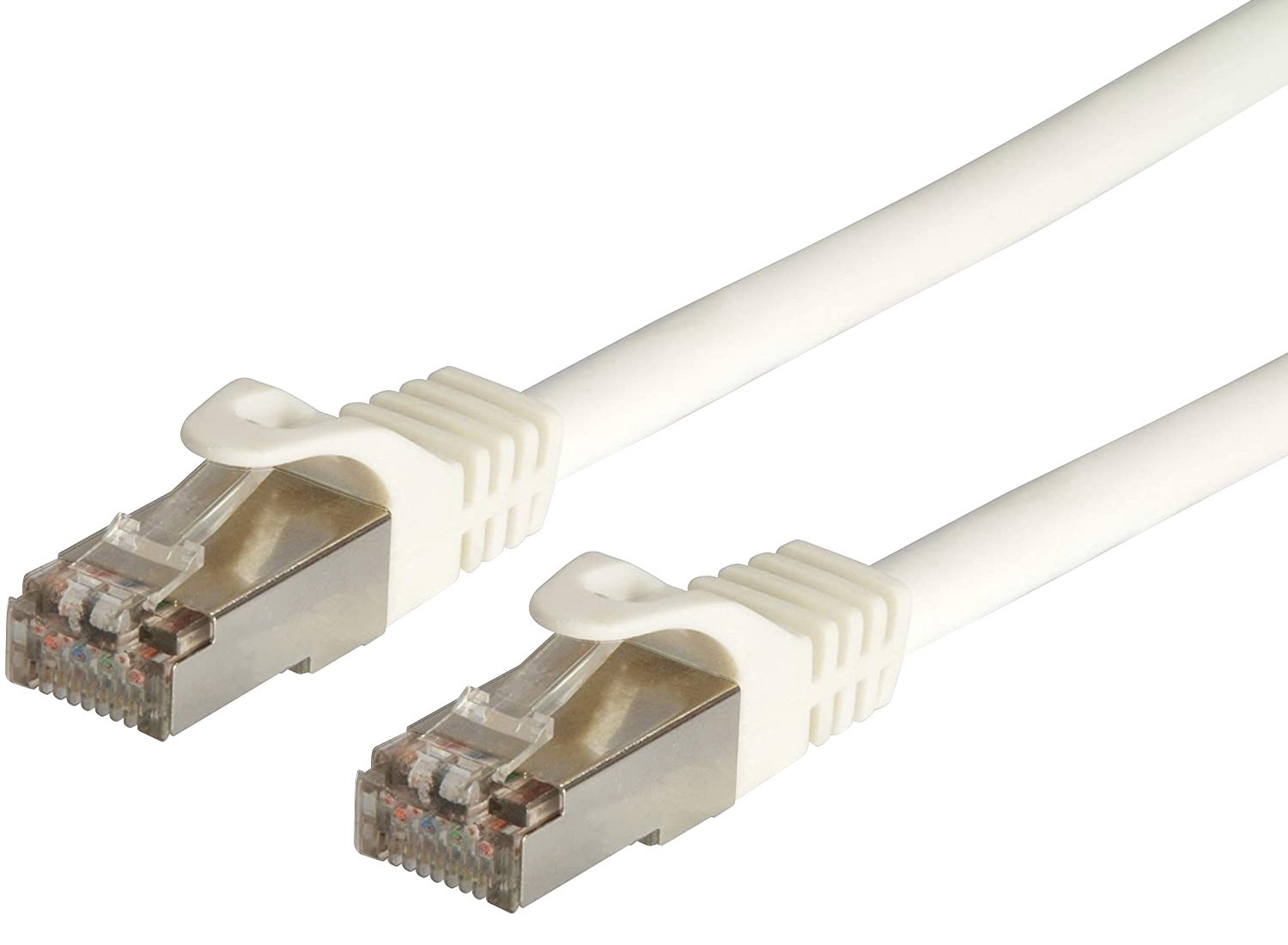 Cavo di rete Patch in CCA Schermato Cat. 6 Bianco F/UTP 1 m Bulk TECHLY PROFESSIONAL