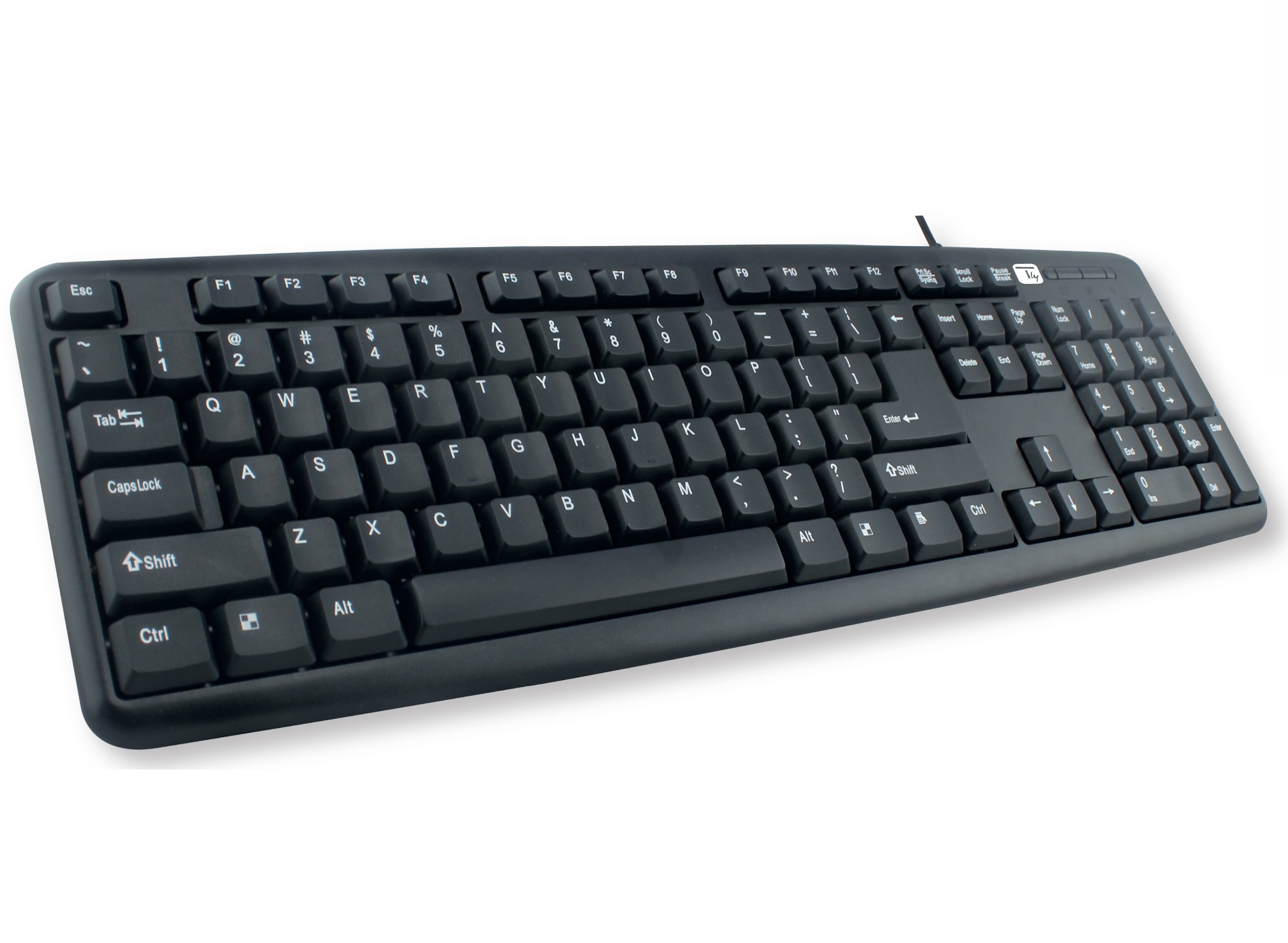 Tastiera PS2 105 tasti Standard, colore Nero TECHLY