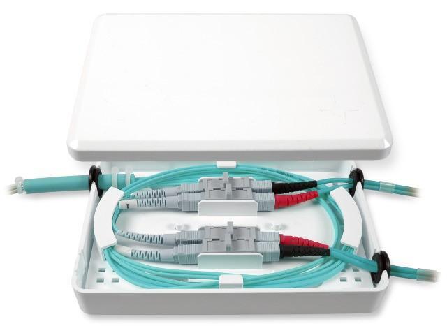 Micro Scatola di Distribuzione per 4 Adattatori SC Simplex OEM
