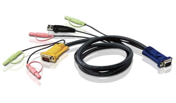 Cavo KVM HD15 a USB con Audio 1,8m: il top della connessione! ATEN