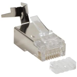 Plug Cat. 6A RJ45 Schermato STP per Cavo Rigido/Flessibile Cat.6/6A/7 10pz INTELLINET