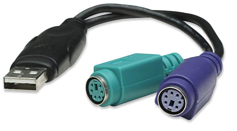 Adattatore USB Dual PS/2 MANHATTAN