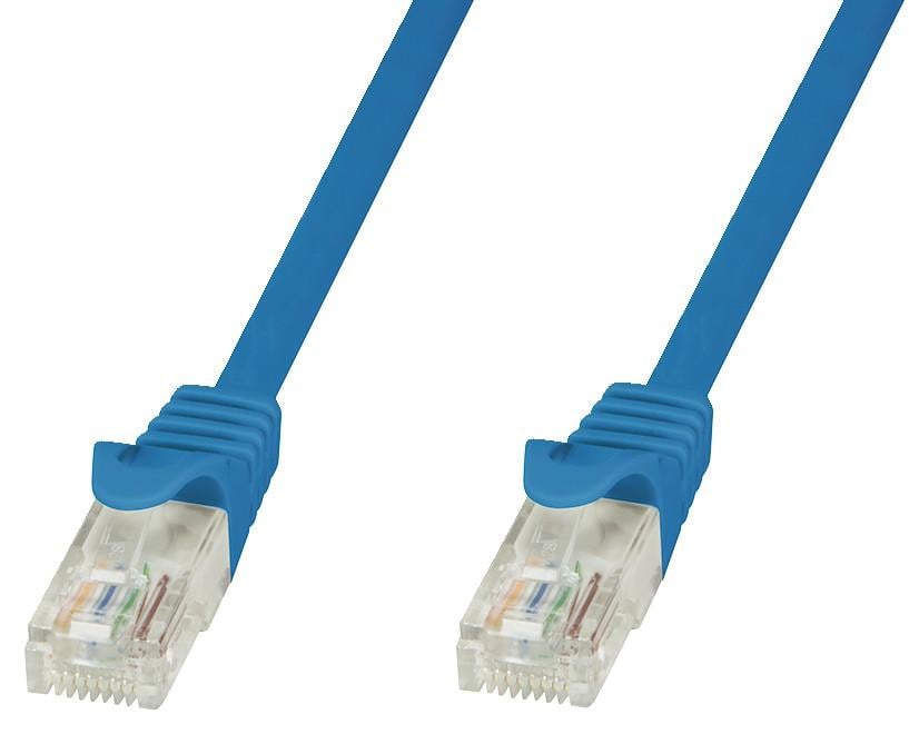 Cavo di rete Patch in CCA Cat.6 Blu UTP 3 metri TECHLY PROFESSIONAL