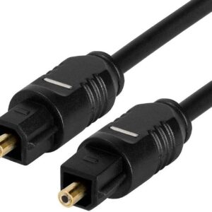 Cavo Audio Ottico Toslink M/M 0,5m - Sottile e Potente TECHLY