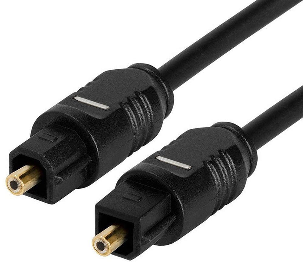 Cavo Audio Ottico Toslink M/M 0,5m - Sottile e Potente TECHLY