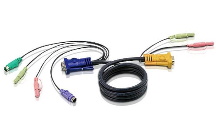 Cavo per KVM HD 15 a PS2 con Audio 1,8m, 2L-5302P ATEN