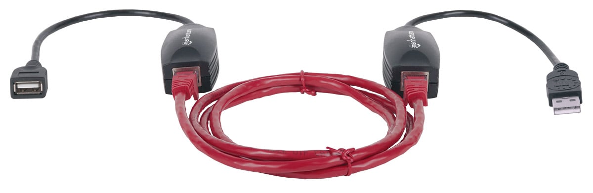 Extender USB Cat. 5E: amplifica il segnale fino a 60 metri! MANHATTAN