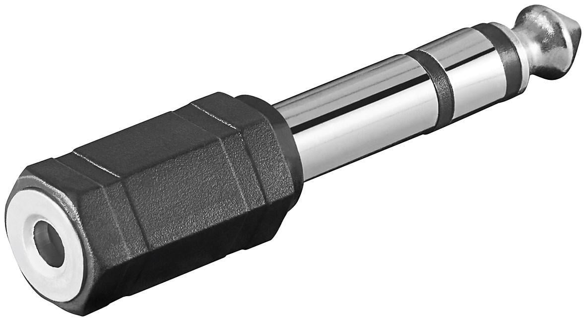 Adattatore Audio 6.3mm a 3.5mm Stereo - Converti il Suono! GOOBAY