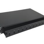 Cassetto Ottico 19'' Nero con 12 porte LC Duplex INTELLINET