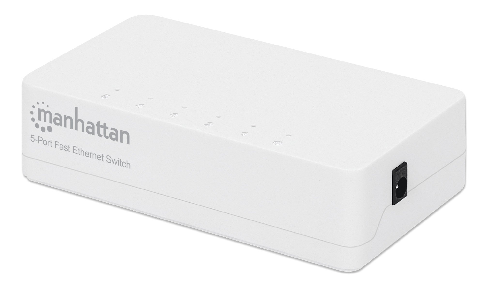 Hub Switch Office: 5 Porte Fast Ethernet 10/100 Mbps MANHATTAN