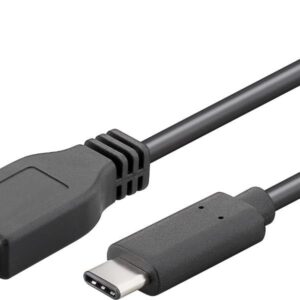 Cavo USB3.0 A Maschio USB-C Maschio 0,15m Nero GOOBAY