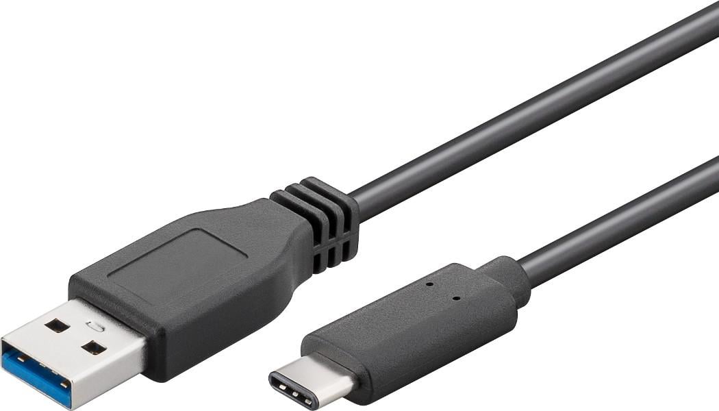 Cavo USB3.0 A Maschio USB-C Maschio 0,15m Nero GOOBAY
