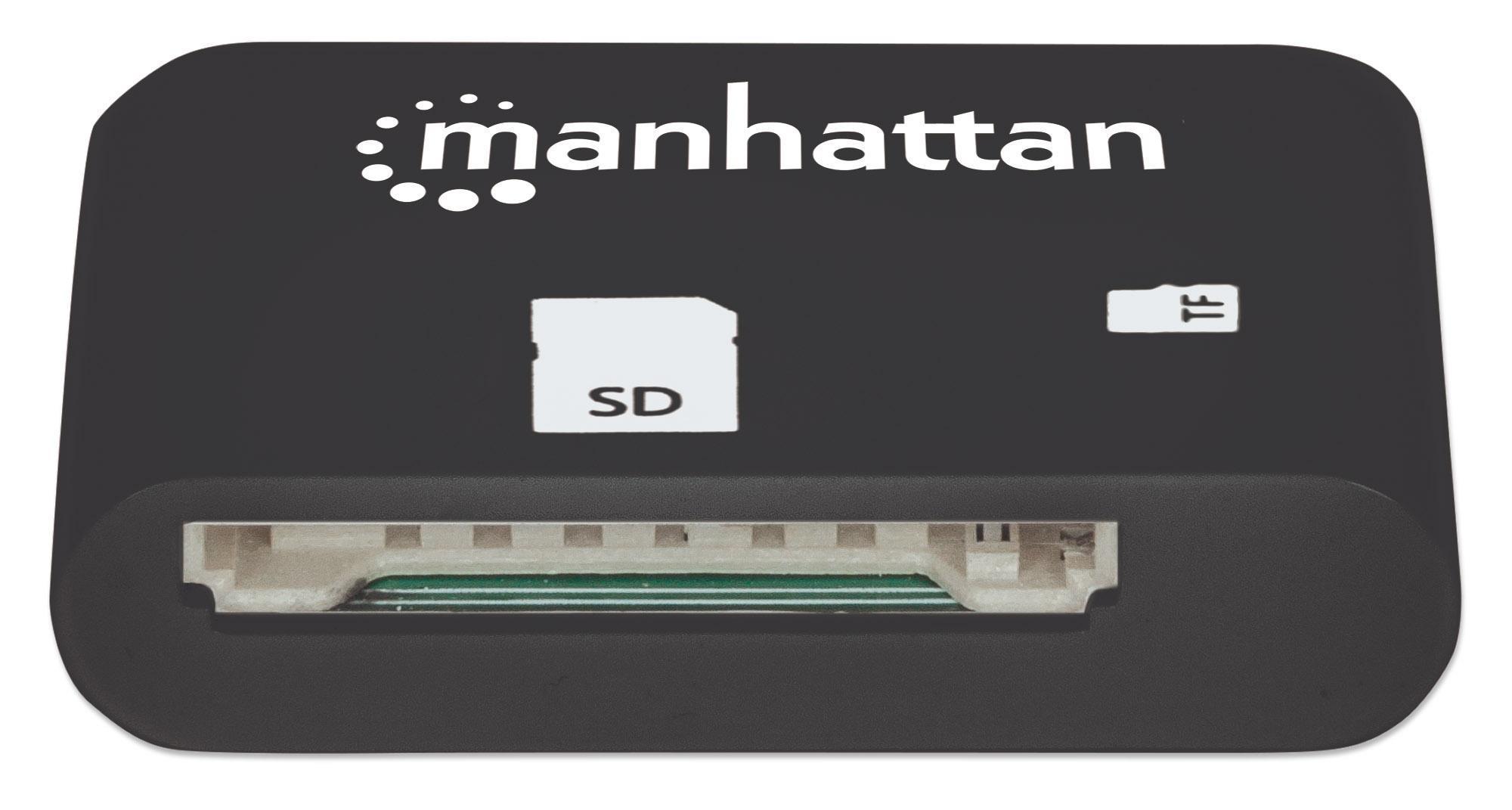 Mini Lettore Micro USB di Memorie SD/MicroSD per Smartphone e Tablet MANHATTAN - immagine 10