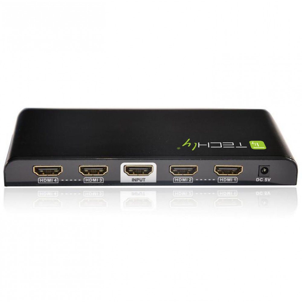 Splitter HDMI 4K UHD 3D 4 vie TECHLY - immagine 10