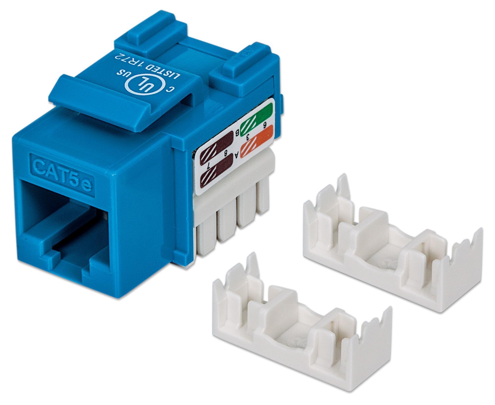 "Keystone Blu: il frutto C5E UTP per connessioni veloci RJ45" INTELLINET