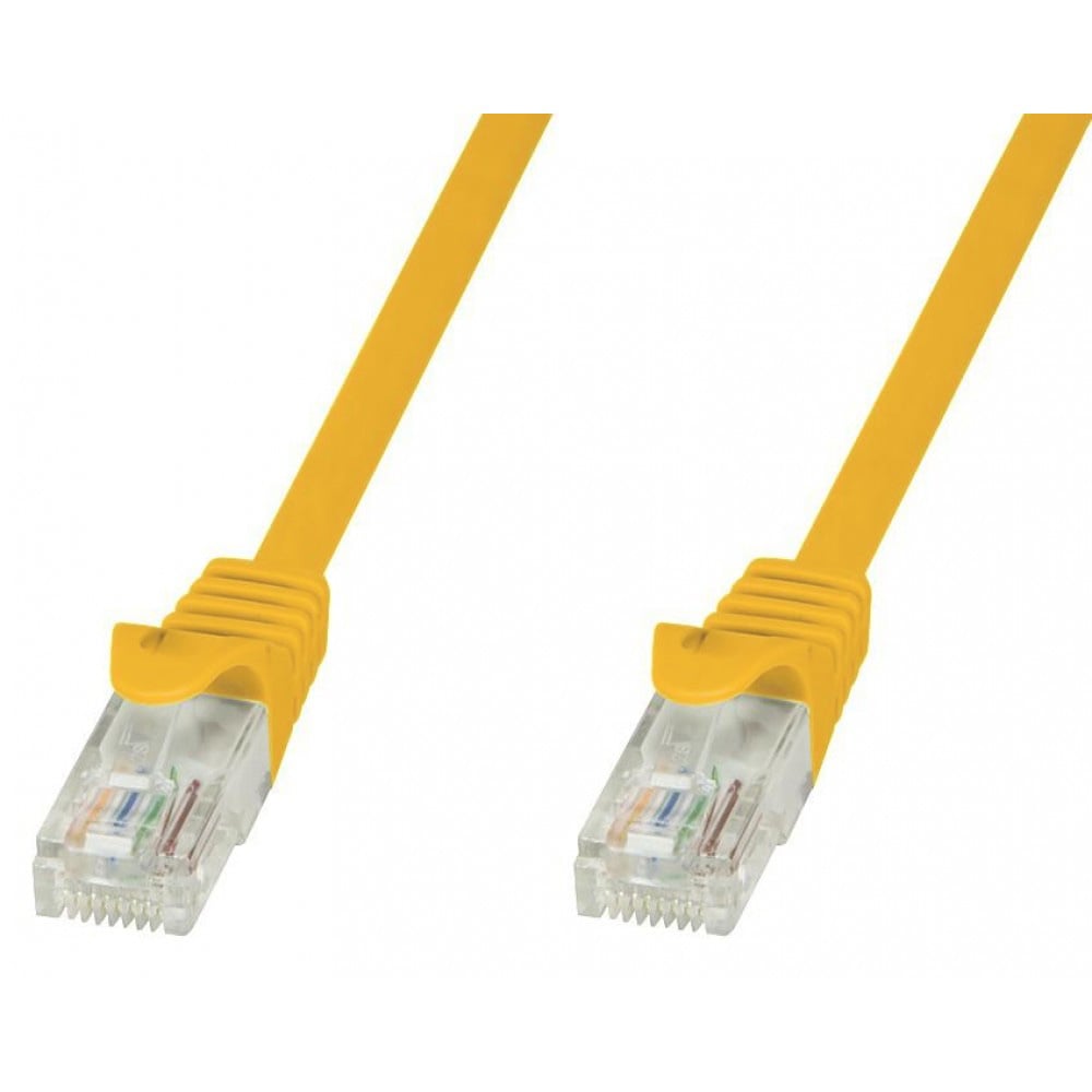 Cavo di rete Patch in CCA Cat.6 Giallo UTP 5m TECHLY PROFESSIONAL