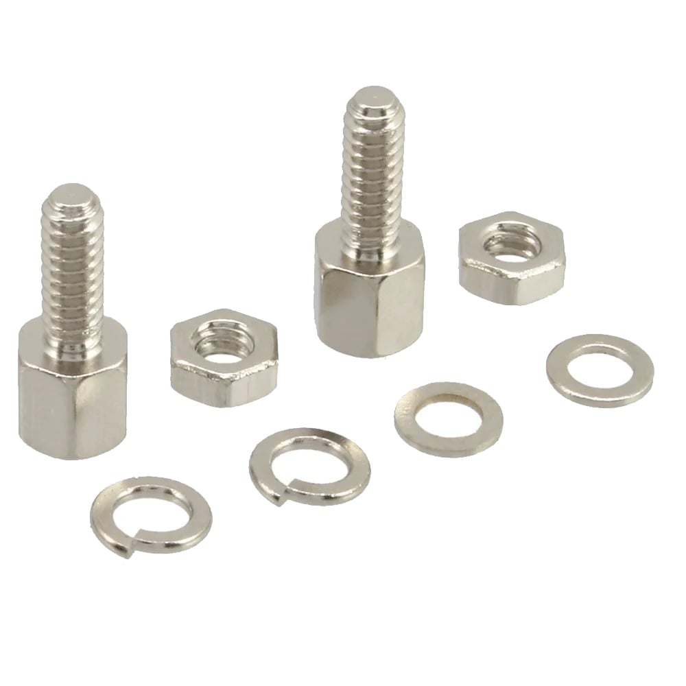 Kit Viti e Dadi UNC 4-40 - Confezione 2 Pezzi TECHLY NP