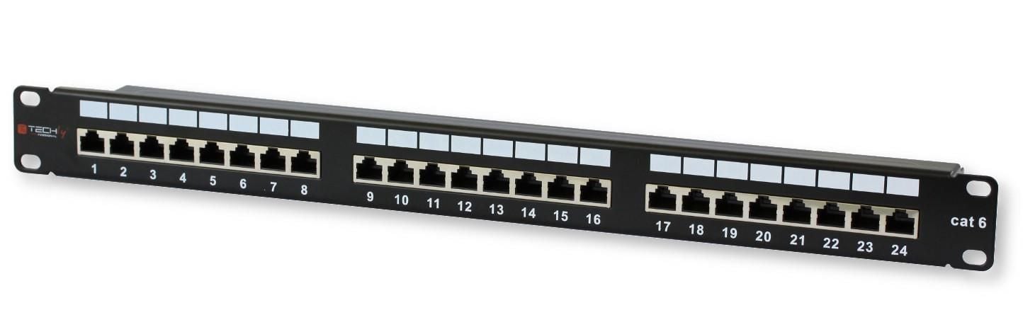 Pannello Patch STP 24 Posti RJ45 Cat.6 Techly TECHLY PROFESSIONAL