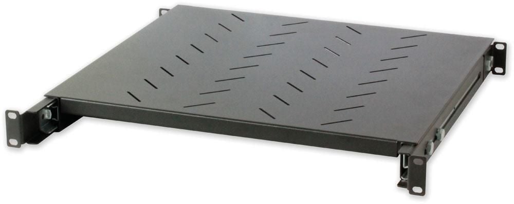 Mensola per Rack 19'' Estraibile da 1H 615mm Nera INTELLINET