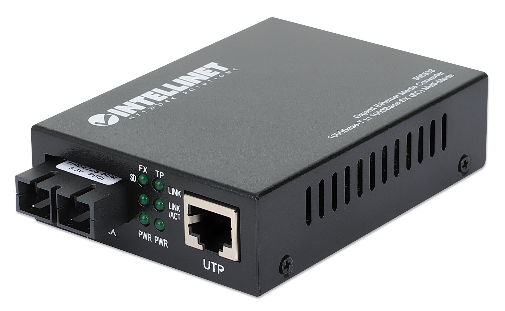 Converti rapidamente da RJ45 a Fibra SC per una connessione GigaBit efficiente INTELLINET