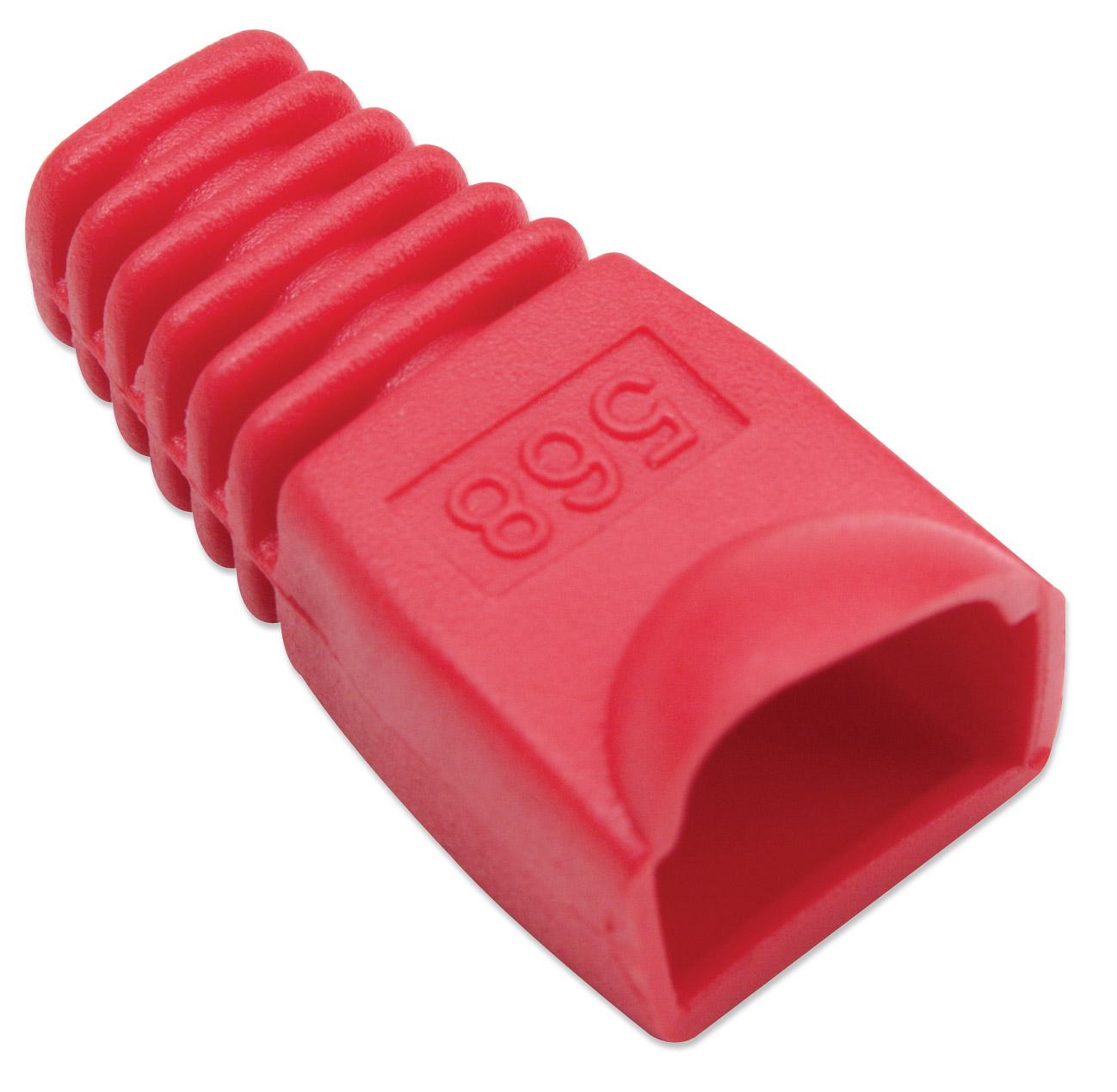 Copriconnettore RJ45 6.2mm: Rosso Brillante INTELLINET