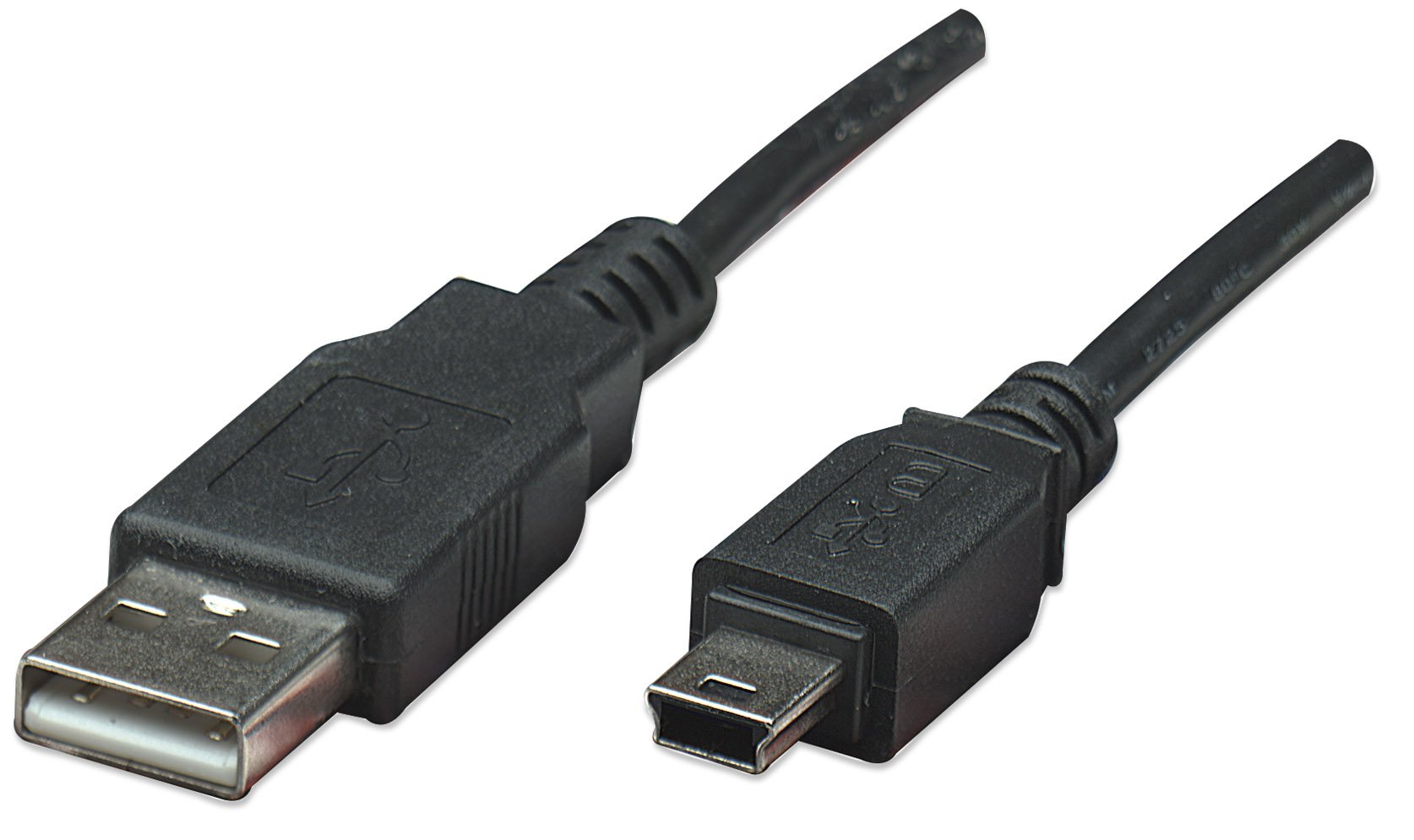 Cavo USB 2.0 A maschio/mini B 5 pin maschio Nero 4,5m MANHATTAN