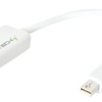 Adattatore Mini DisplayPort (Thunderbolt) 1.2 / HDMI 15cm Bianco TECHLY