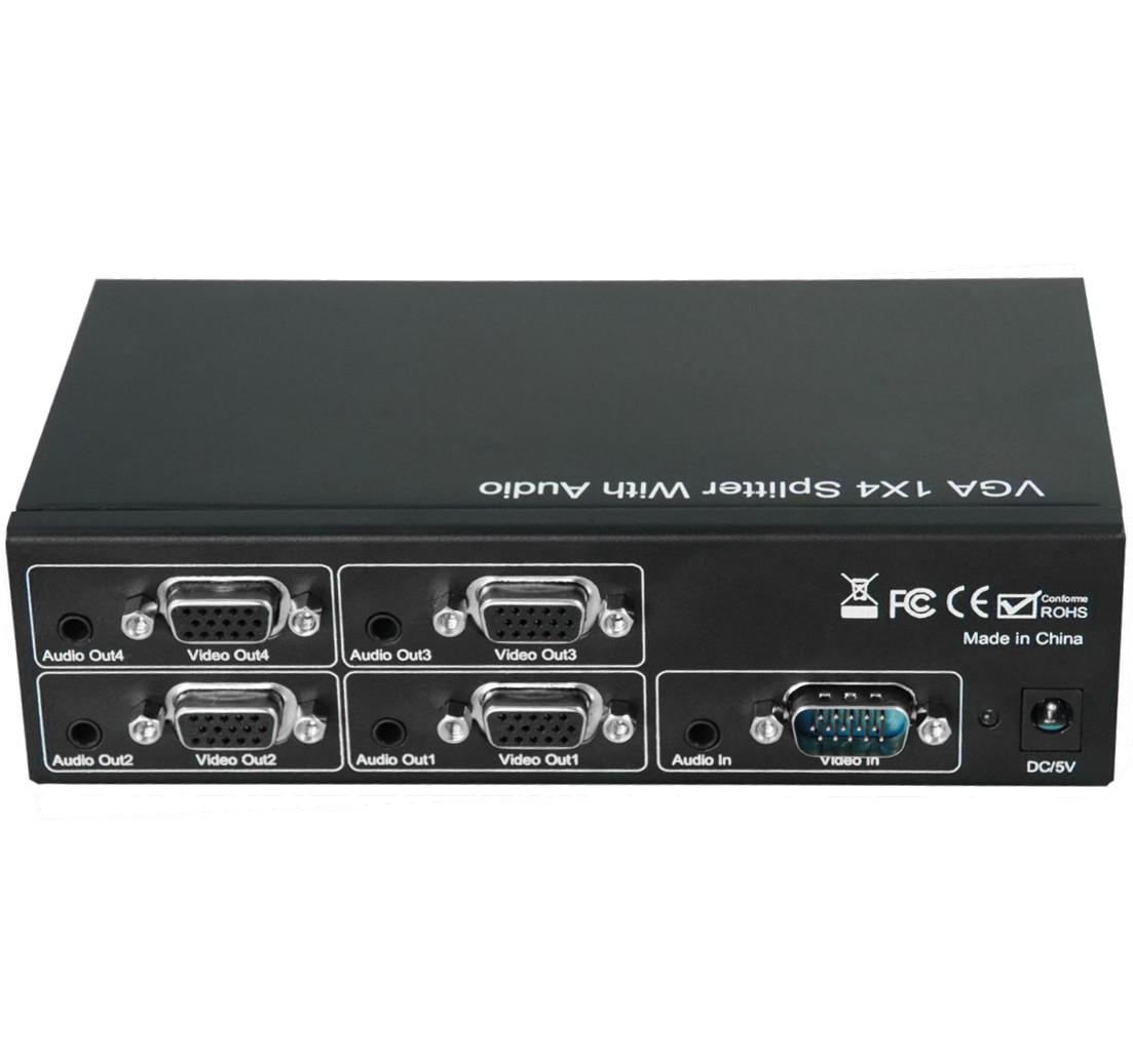 "Splitter VGA 1x4: Dividi e Condividi l'Audio!" TECHLY NP - immagine 2