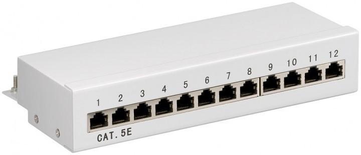 "Pannello Patch 12 Porte Cat 5E STP: Connessione Veloce e Affidabile" INTELLINET - immagine 2