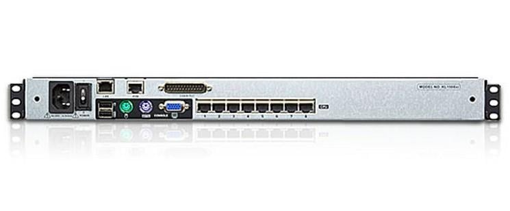 Switch KVM Cat.5E/6 Over IP a 8 porte con LCD 19'' Dual Rail, KL1508AIN ATEN - immagine 2
