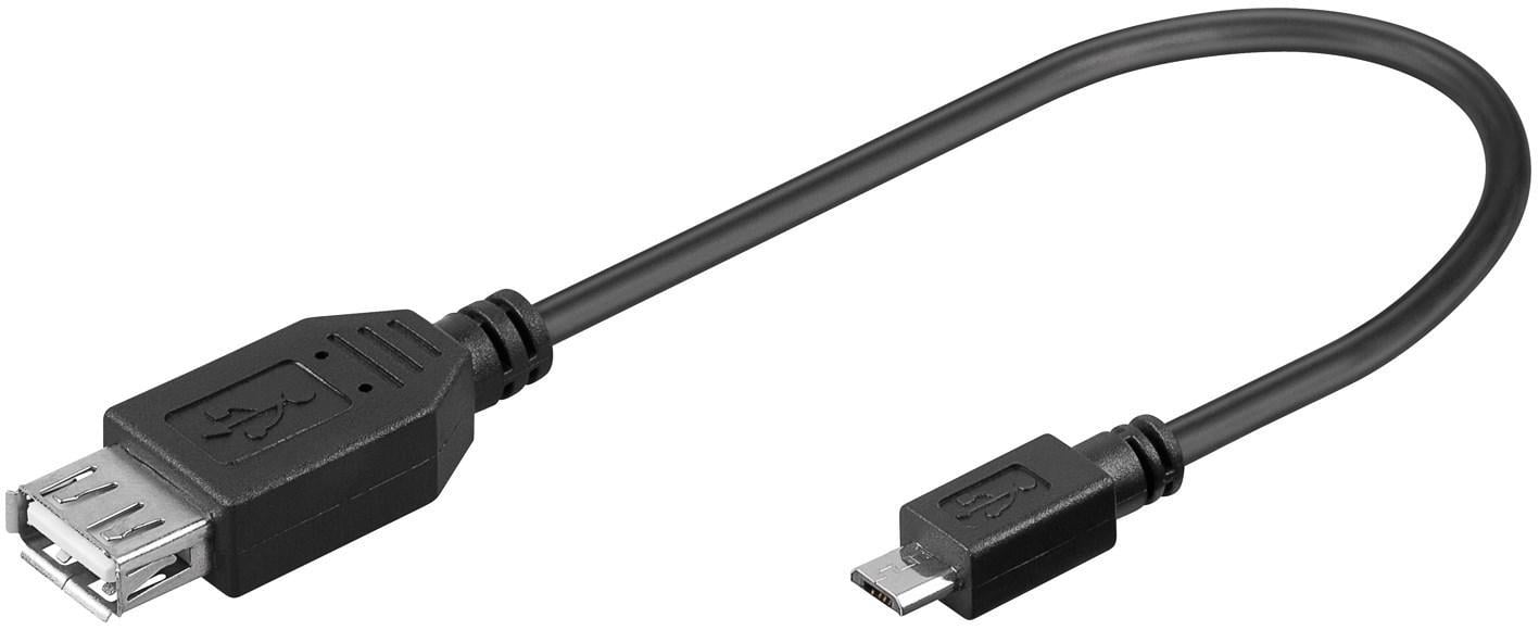 Cavo USB 2.0 corto femmina/maschio GOOBAY - immagine 2