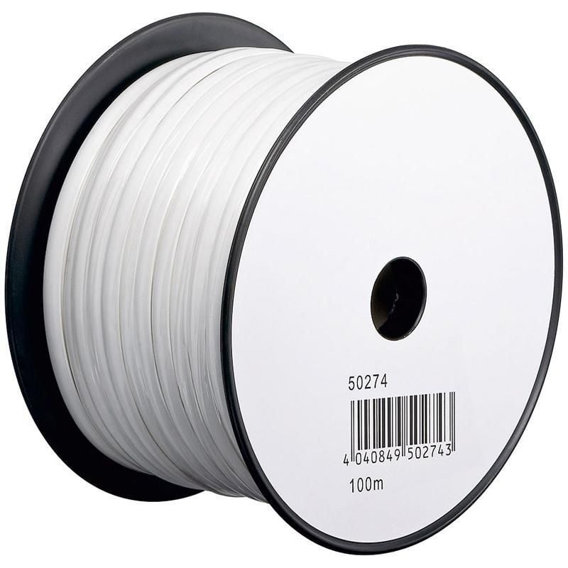 Cavo telefonico 4 poli bianco 100m OEM - immagine 2