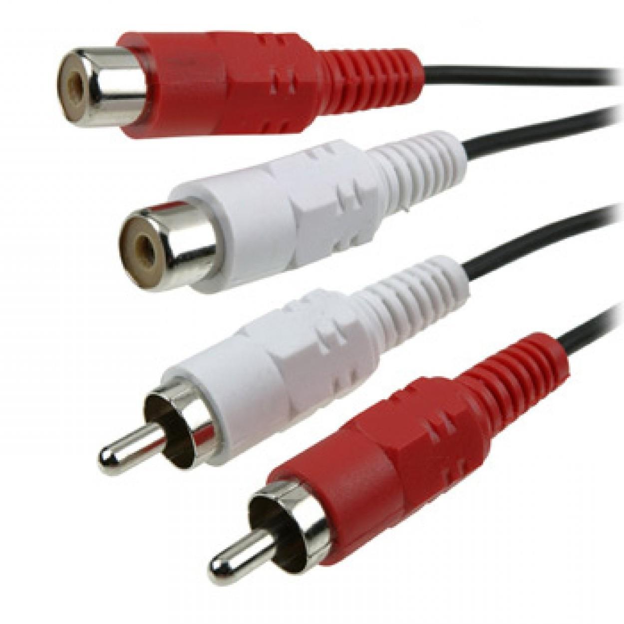 Cavo Prolunga RCA 2xM/F 5mt GOOBAY - immagine 2