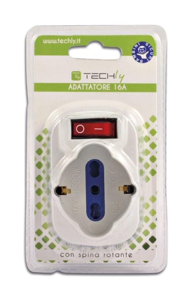 Adattatore Rotante da 16A TECHLY - immagine 2
