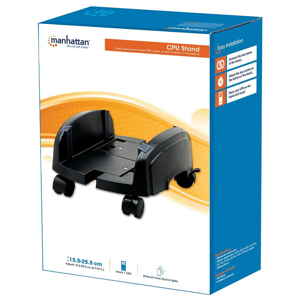 Supporto PC Nero Regolabile in Plastica HIPS MANHATTAN - immagine 2
