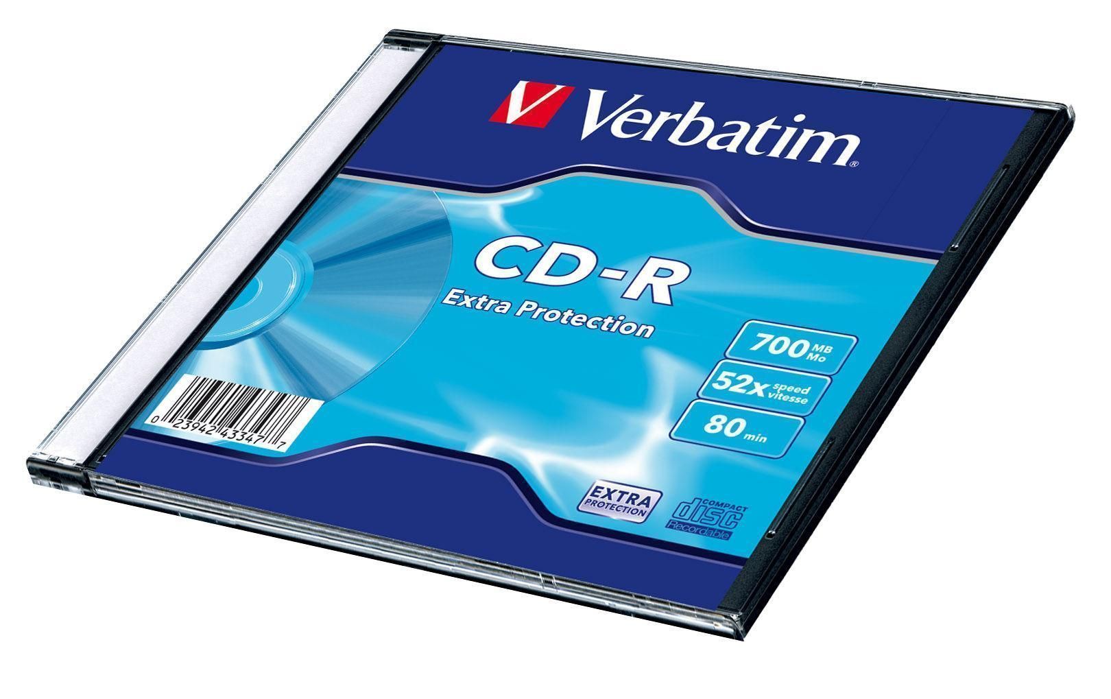 CD-R 80 Min 700 Mb: la soluzione ideale per archiviare i tuoi dati! VERBATIM - immagine 2